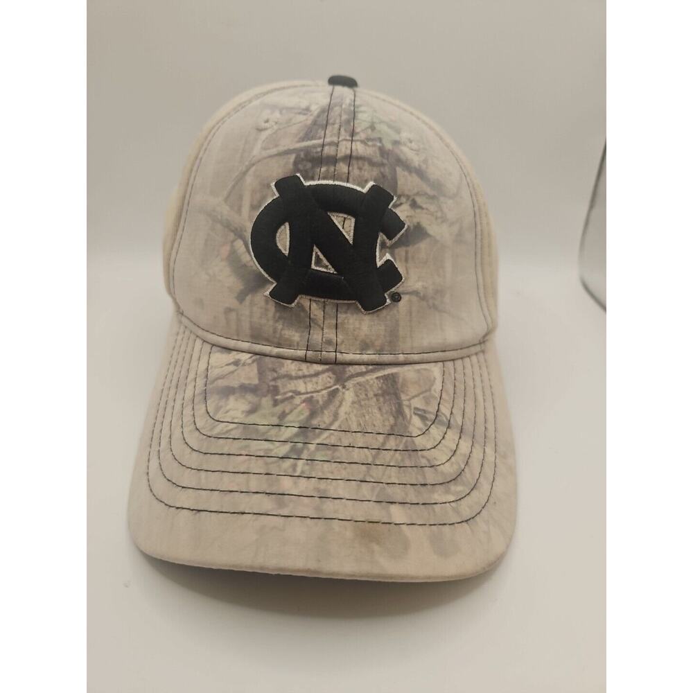 North Carolina Tar Heels Hat Cap Hook Loop Camo UNC Baseball Adult One Size